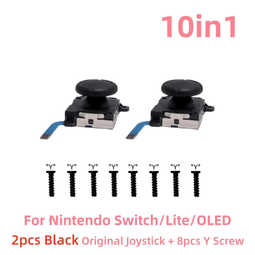 Lot of 2/4/8 Original Joystick Replacement for Nintendo Switch/Lite/OLED Joycon Analog Thumb Stick No Drifting Sensing Stick