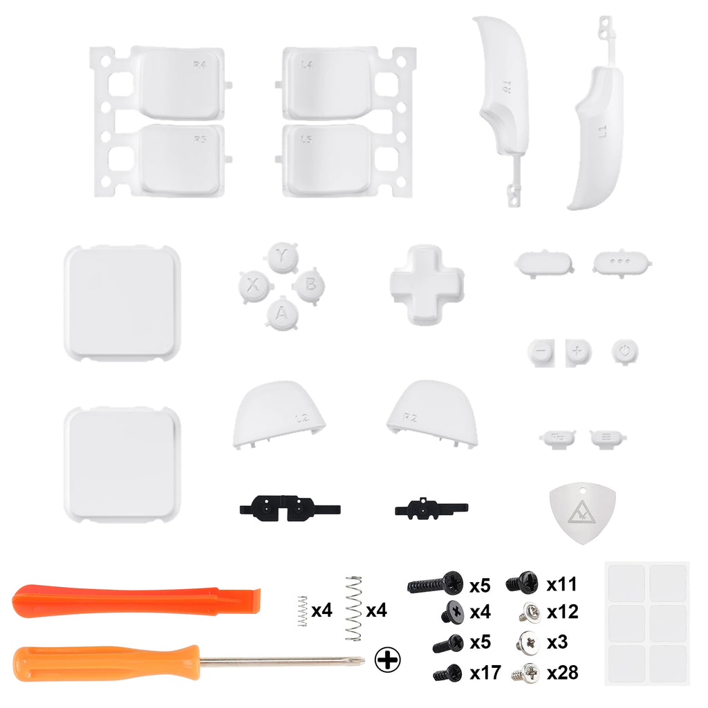 eXtremeRate Replacement Full Set Buttons for Steam Deck LCD (Controller NOT included) - Glossy & Single Series