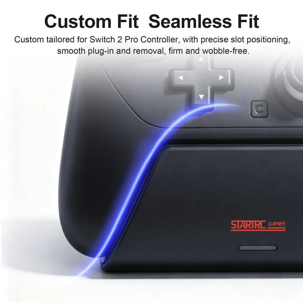 Charging Dock for Nintendo Switch 2 Pro Controller LED Indic