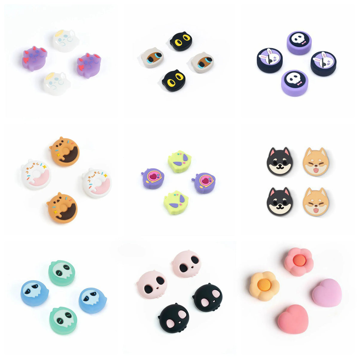 New Cute Animals Silicone Soft Thumb Stick Grip Cap Protecti
