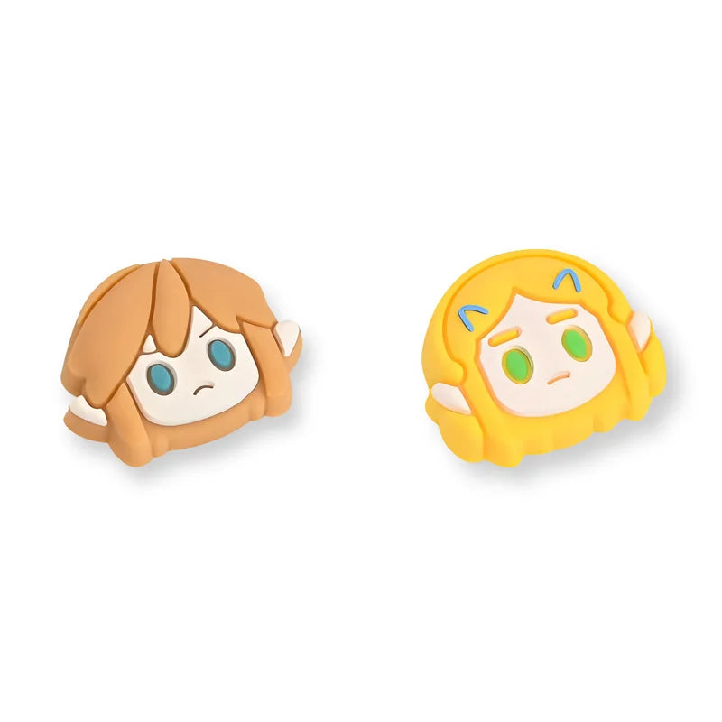 2/4pcs Legend of Zelda Link Silicone Replacement Thumb Stick Cap for Nintend Switch 2 JoyCon Controller 3D Analog Thumb Cover