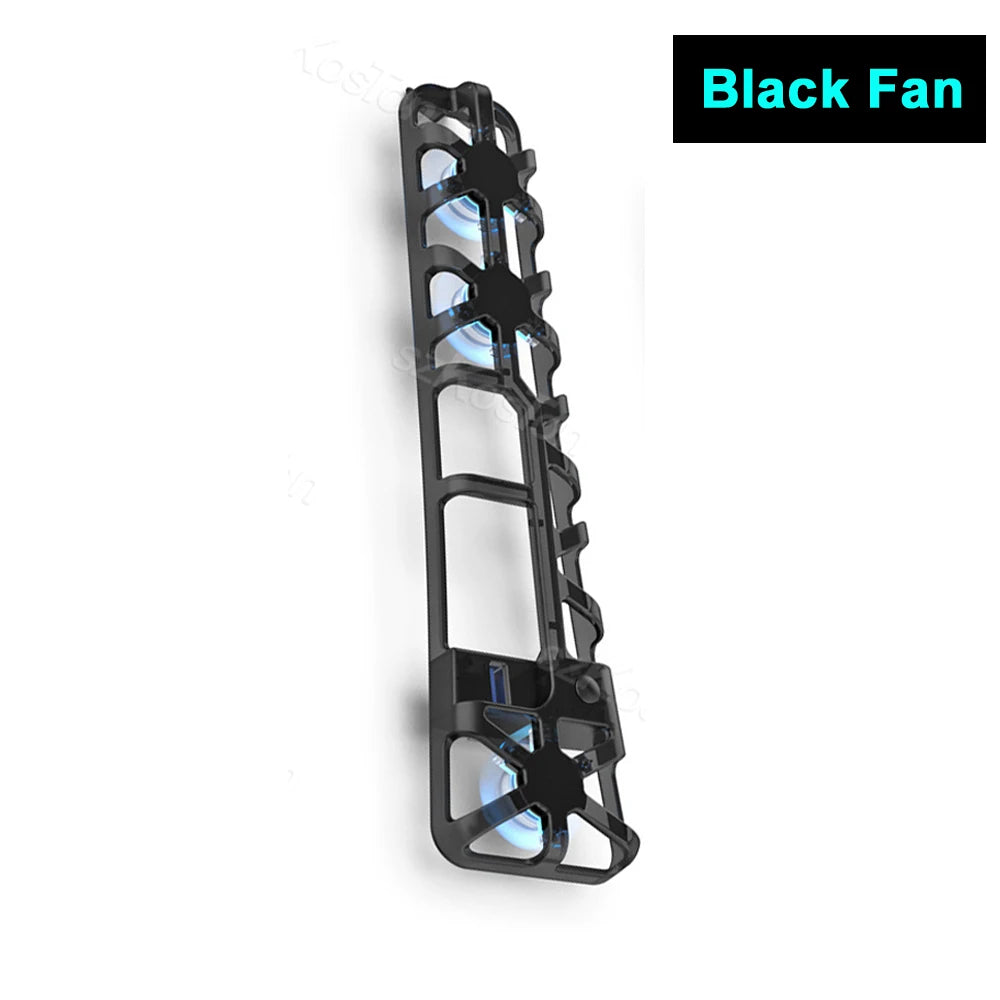 3 High-speed Cooling Fan For PS5 Pro Game Consoles with USB Port&Dynamic Blue LED Light for Playstation 5 Pro Gaming Accessories