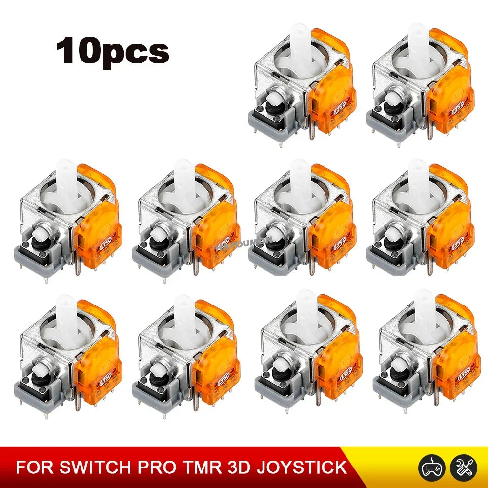 2/10Pcs Replacement TMR Effect Joystick 3D Analog Stick for PS5 PS4 Xbox Series S Switch Pro Controller Upgrade Game Accessories