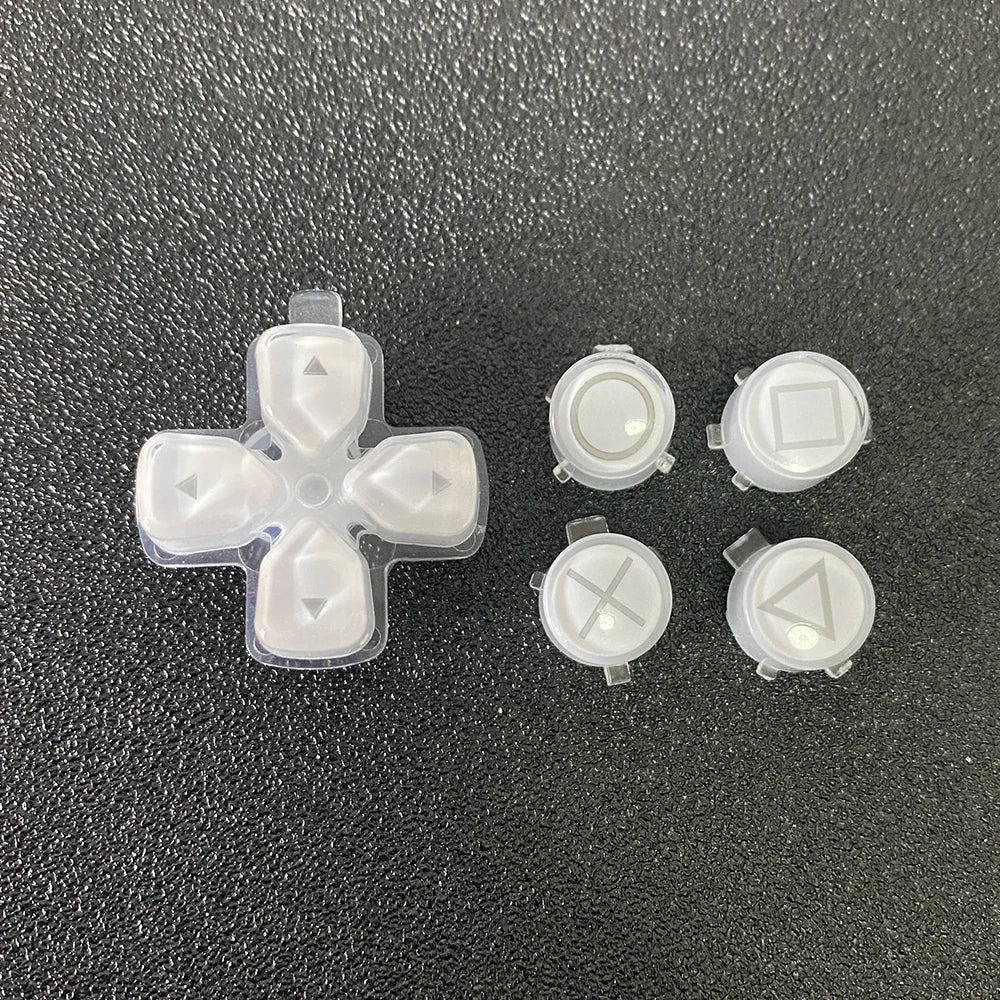 For PS5 Controller Replacement Dpad and ABXY Jelly Button Tr