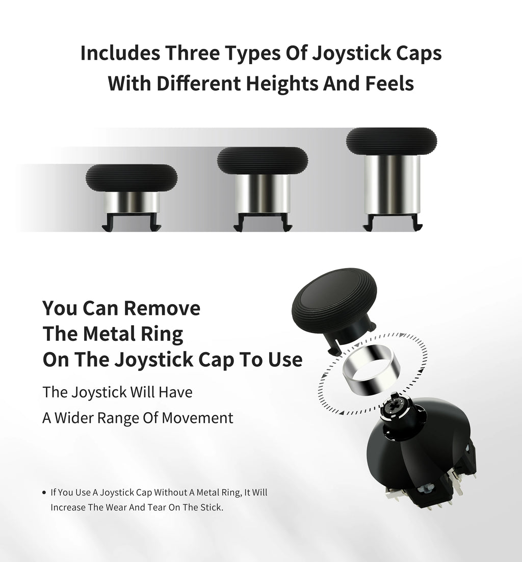 Gulikit 720 Tension Adjustable TMR Joystick NS55 Replacement