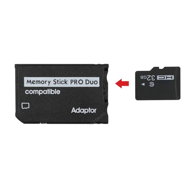 Memory Stick Pro Duo Reader TF to MS SD Card for PSP1000/PSP