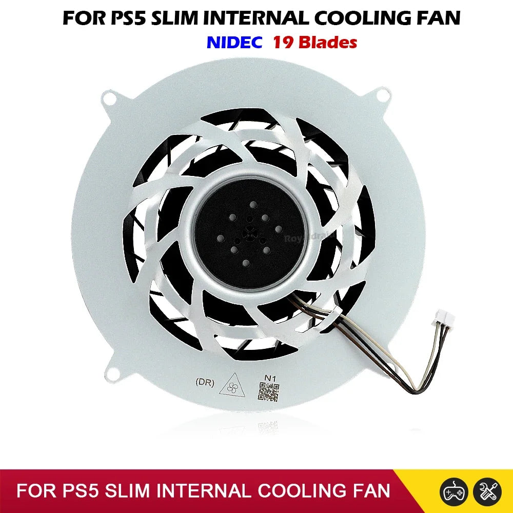 Replacement Internal Cooler Fan For PS5 Slim Host Heatsinks 