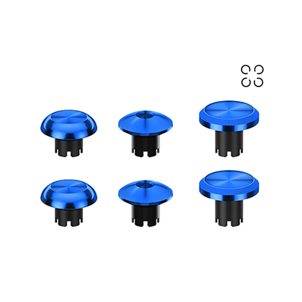 2024 Metal Thumbsticks for PS5 Edge Controller Analog Joystick 4 Back Paddles Triggers Buttons Replacement Accessories Parts