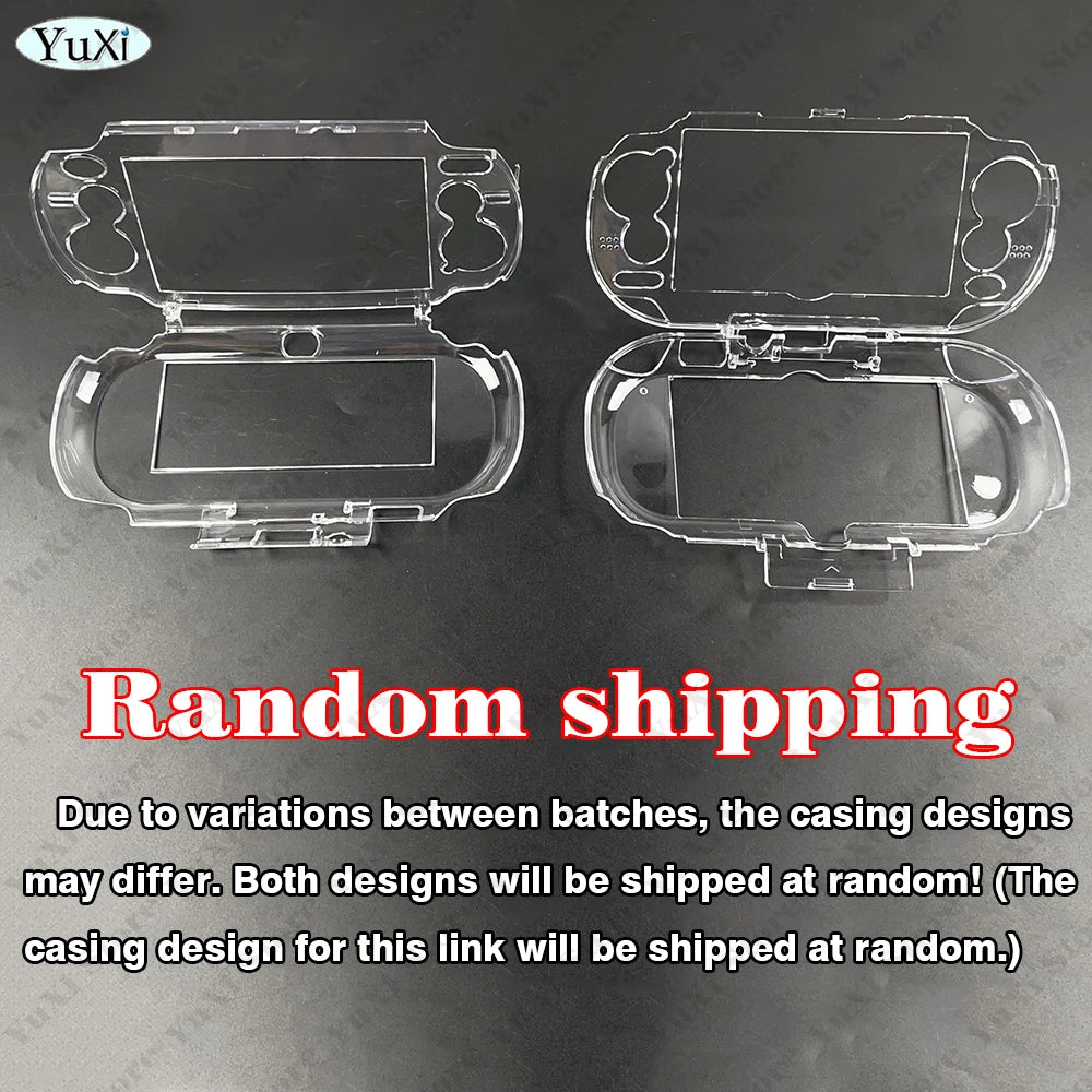 1set Clear Crystal Protective Case For PS Vita 1000 Top Bott