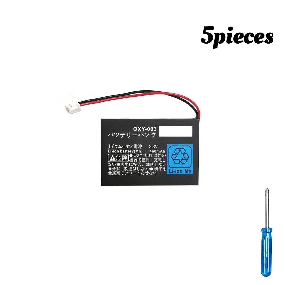 OXY-003 Battery for Nintendo GBM Game Boy Micro 460mAh 3.8V Rechargeable Lithium Battery Game Console Replacement Lipo cell