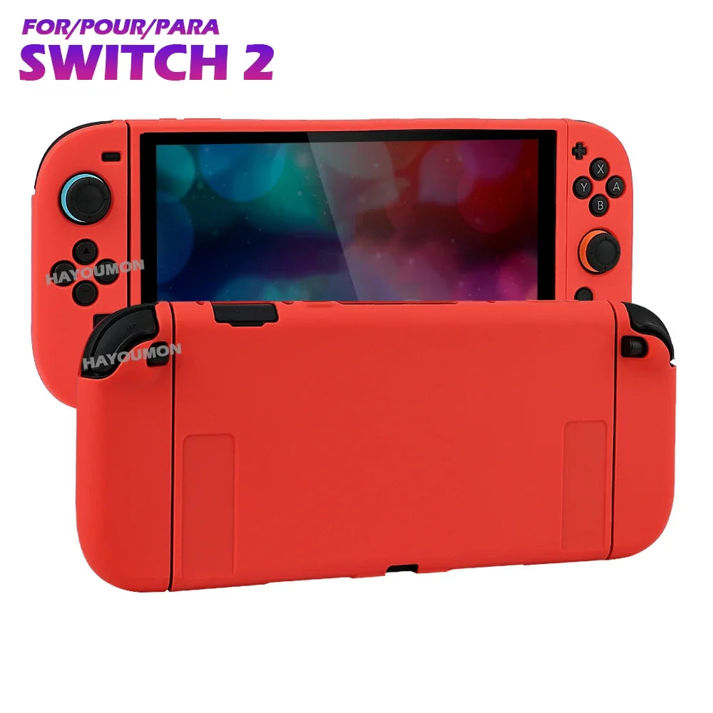 Detachable Silicone Protective Cover For Switch 2 Gaming Handheld Controller TPU Shell Case Hand Grip Case Game Console Access