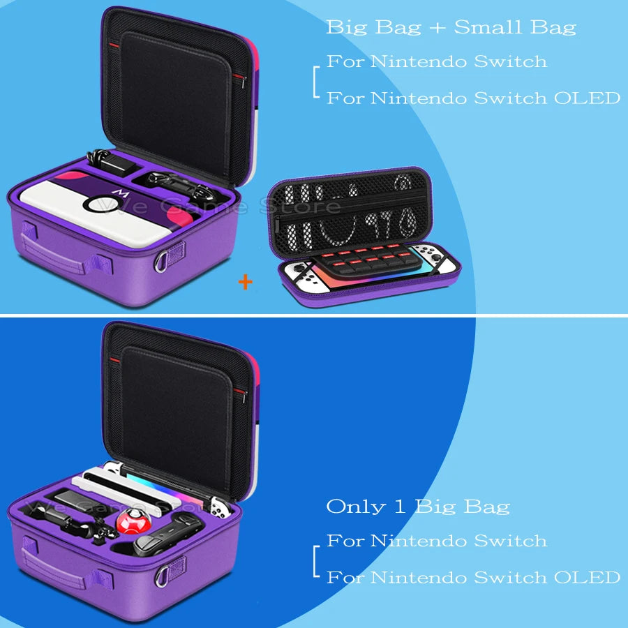 Travel Carrying Case For Nintendo Switch OLED Console Gaming