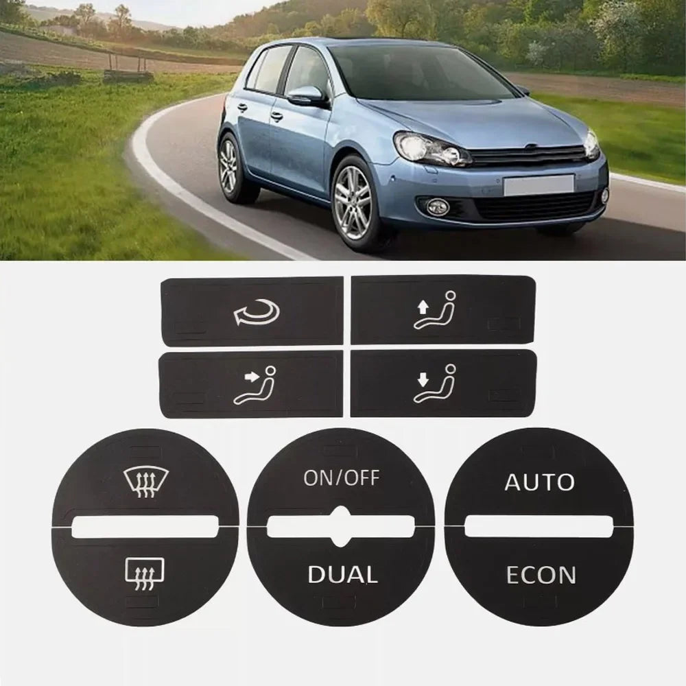 Car Center Console AC Climate Control Button Worn Repair Kit