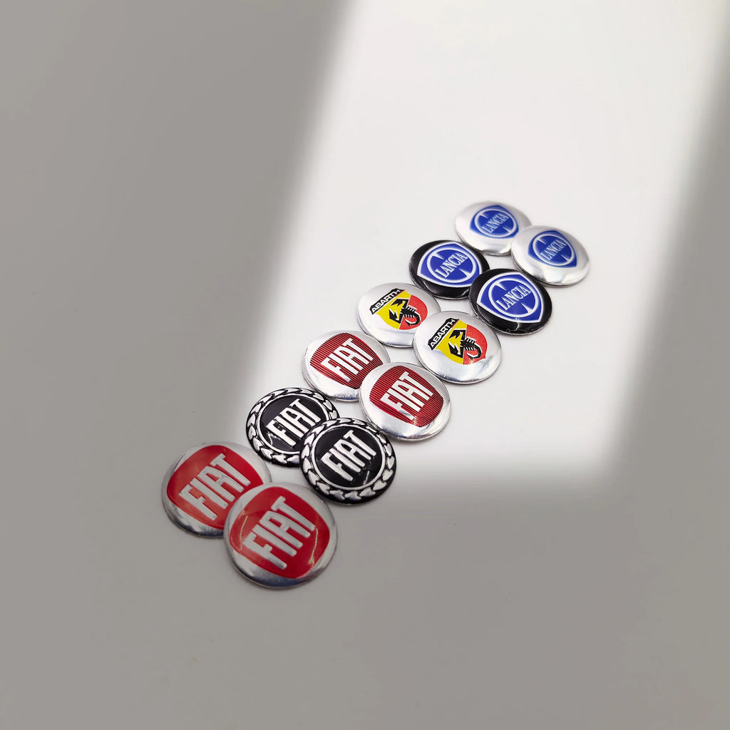 New metal 14/15mm Car Remote Key Fob Emblem Badge Radio butt
