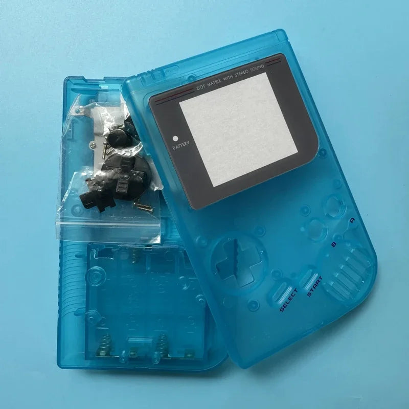 For Gameboy Classic GB DMG Shell Replacement Kit High Quality Console Housing With Buttons Conductive Pads Screws Accessories