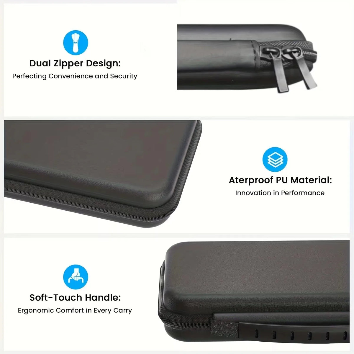 Carrying Case for Switch 2 Portable Waterproof Travel Bag wi
