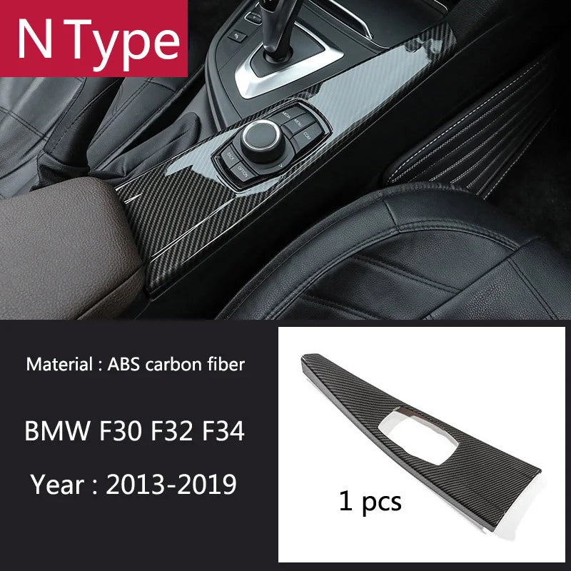 Chrome Car Styling CD Panel Switch Button Cover Sticker Trim For BMW 3 4 Series F30 F32 F34 F35 F36 320i 318i Inner Accessories