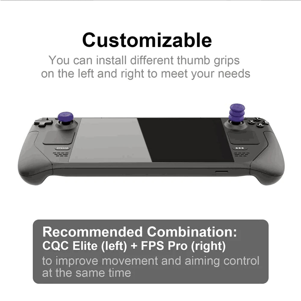 6Pcs Thumb Grip for Steam Deck OLED ROG Ally X Analog Stick 