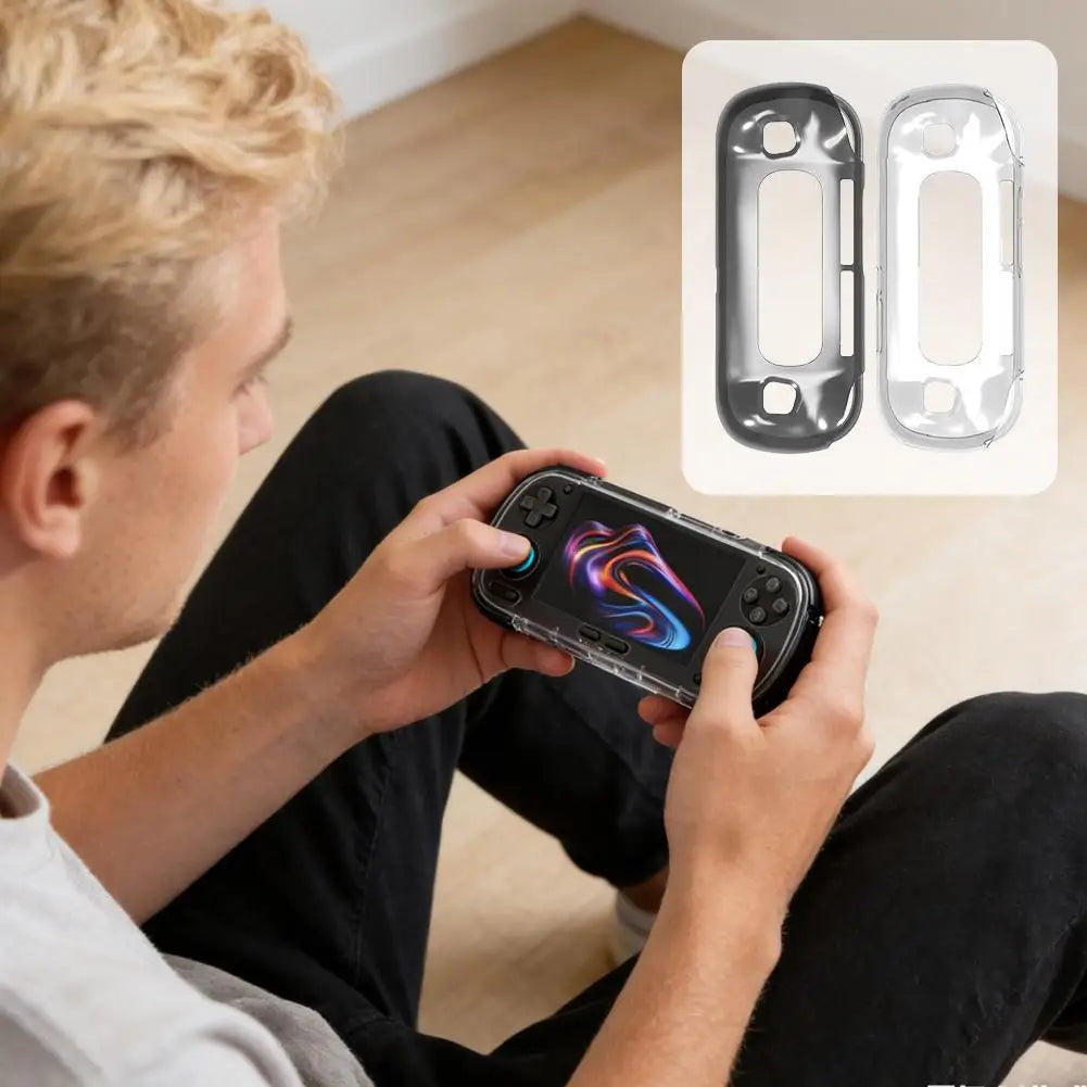 For Retroid Pocket 6 TPU Protective Case Grip Handle Stand C