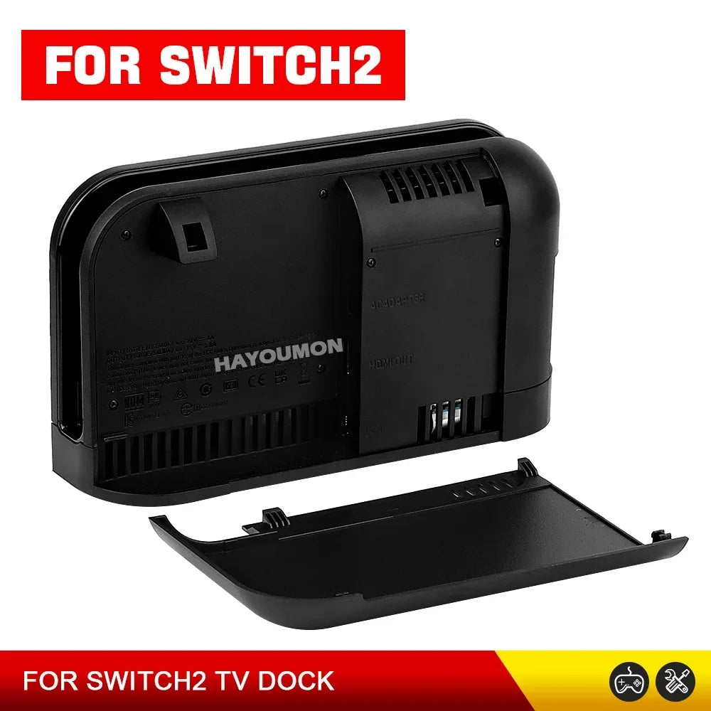 New Black TV Dock Charger Station Stand For Switch 2 Chargin