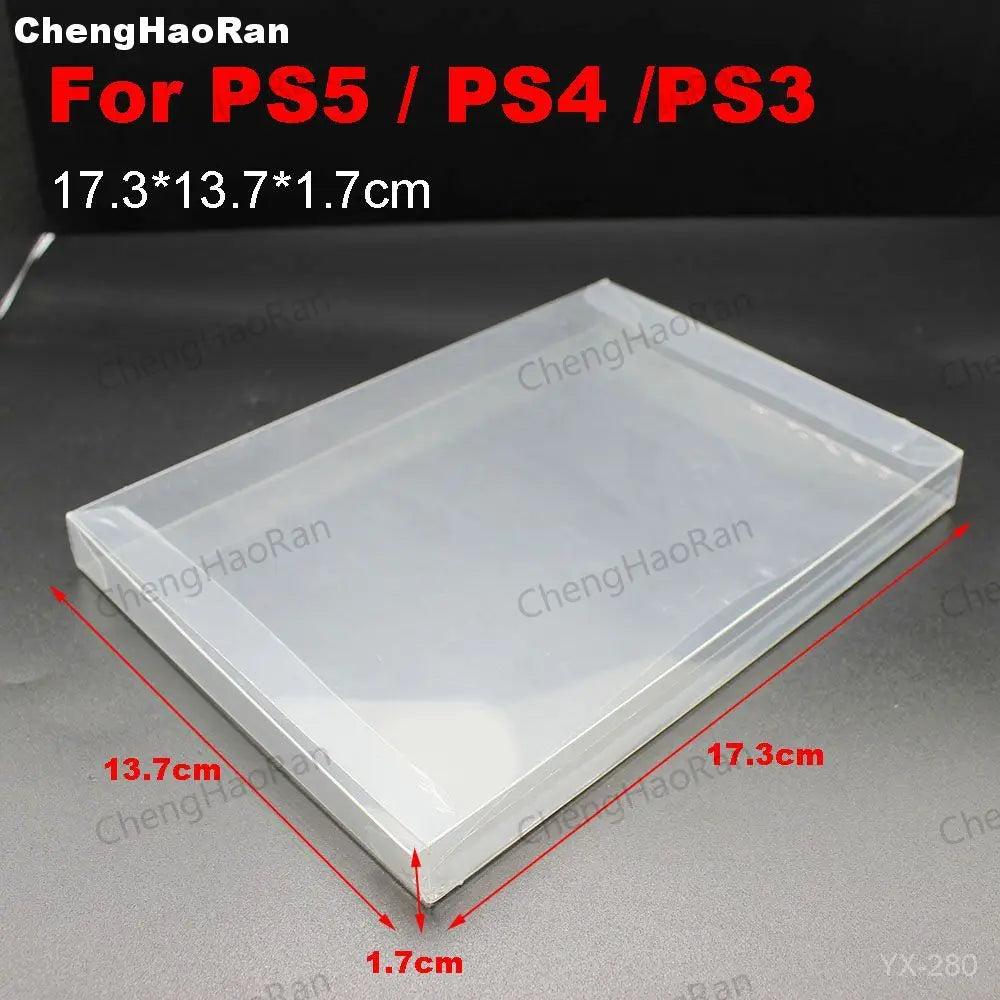 1piece Clear Transparent Game Cartridge Box Case Games Plast