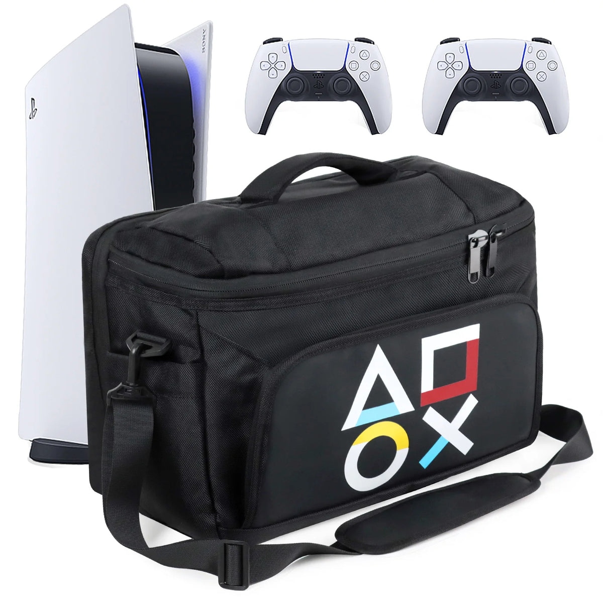 Carrying Case for PS5 Large Capacity Waterproof Shockproof T