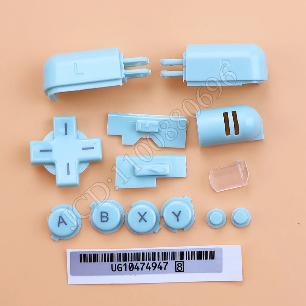 1Set Replacement A B X Y L R D Pad Cross Button Full Button Set For DS Lite NDSL Buttons For DS Lite For NDSL Console