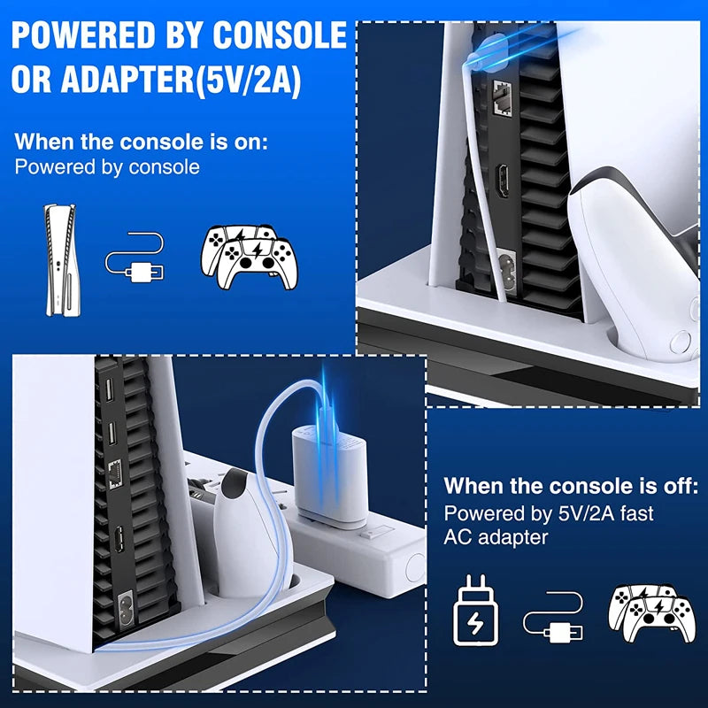 Cooling Fan For Sony Playstation 5 PS5 Game Console Play Sta