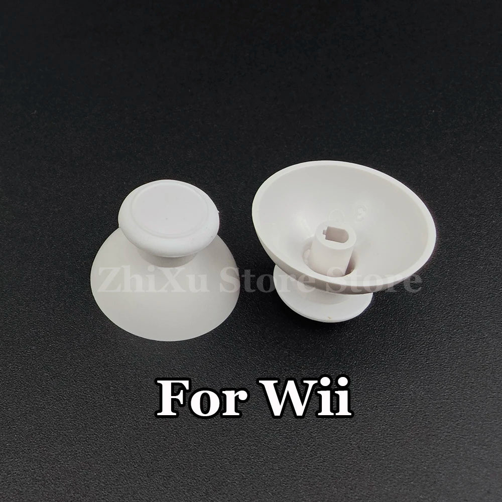 ZUIDID 6PCS Replacement 3D Analog Thumbstick Thumb Stick Mushroom Grip Cap Cover for PS4 Pro Slim PS5 Xbox one