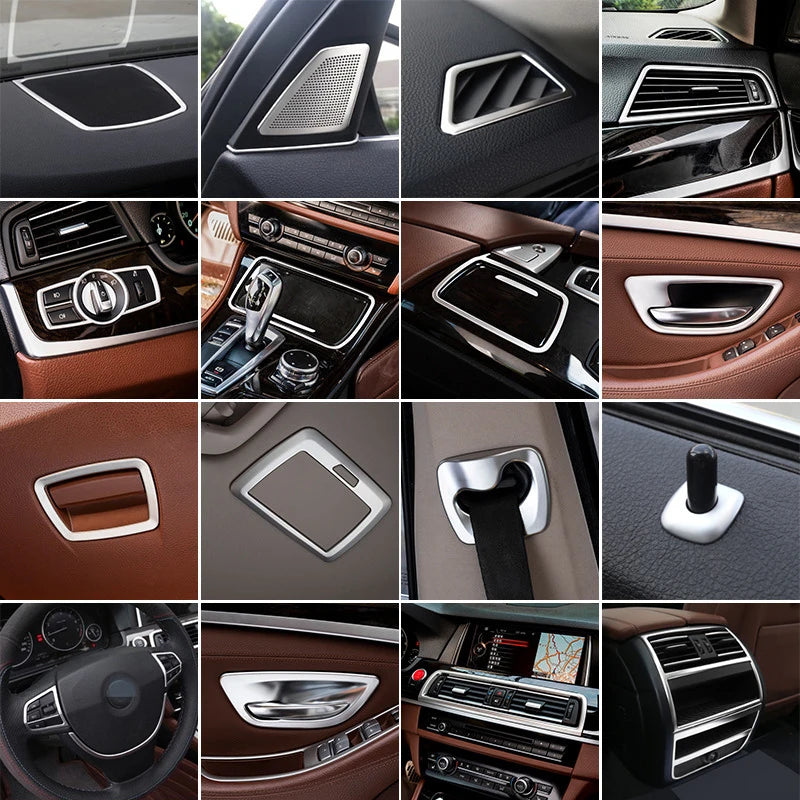 For BMW 5 Series F10 F18 Car Styling Interior Buttons Panel 