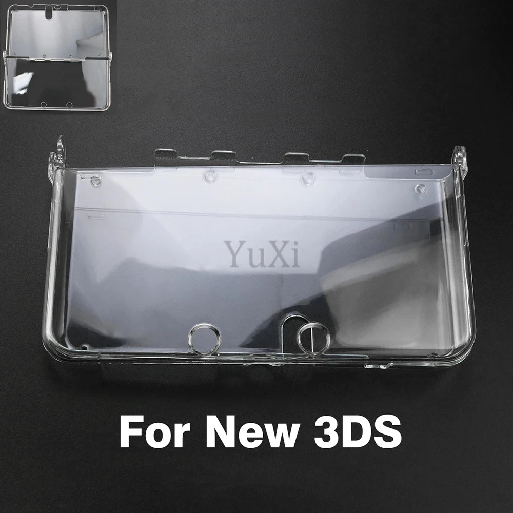 Clear Crystal Protective Case For Nintend NDS Lite NDSi XL LL Plastic Hard Shell Skin Case Cover For 2DS New 3DS XL LL GBA SP