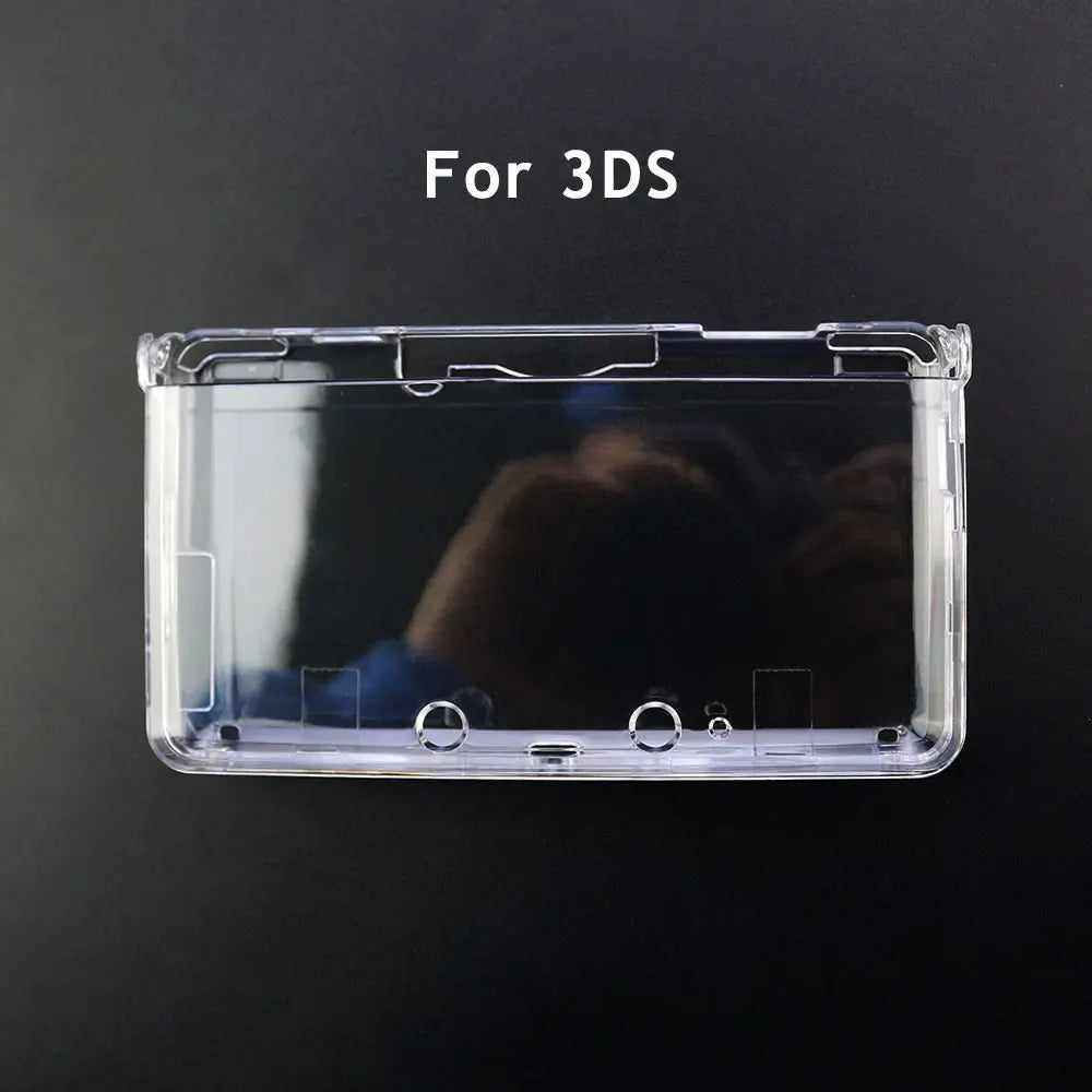 JCD In Bulk Plastic Clear Crystal Protective Hard Shell Skin Case Cover For 3DS New 3DS XL LL NDSL NDSI XL LL Console