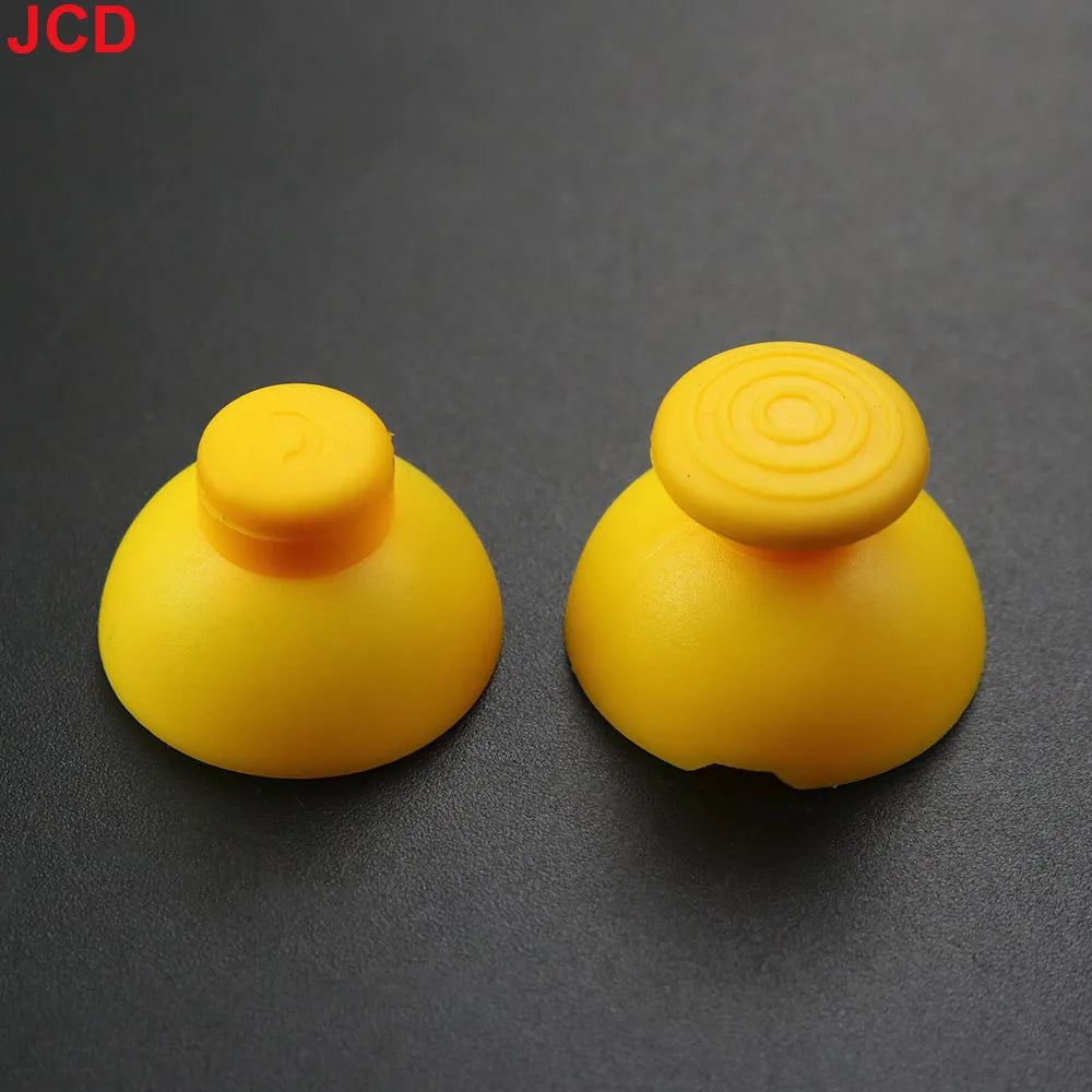 JCD 1 Pair Left And Right 3D Analog Joystick Thumb Stick Silicone Cap For GameCube For NGC GC Controller Repair Part Replacement