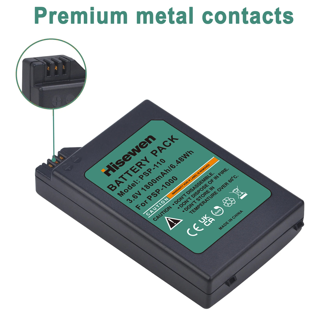 PSP-110 PSP-1005 Replacement Lithium Batteries for Sony Play
