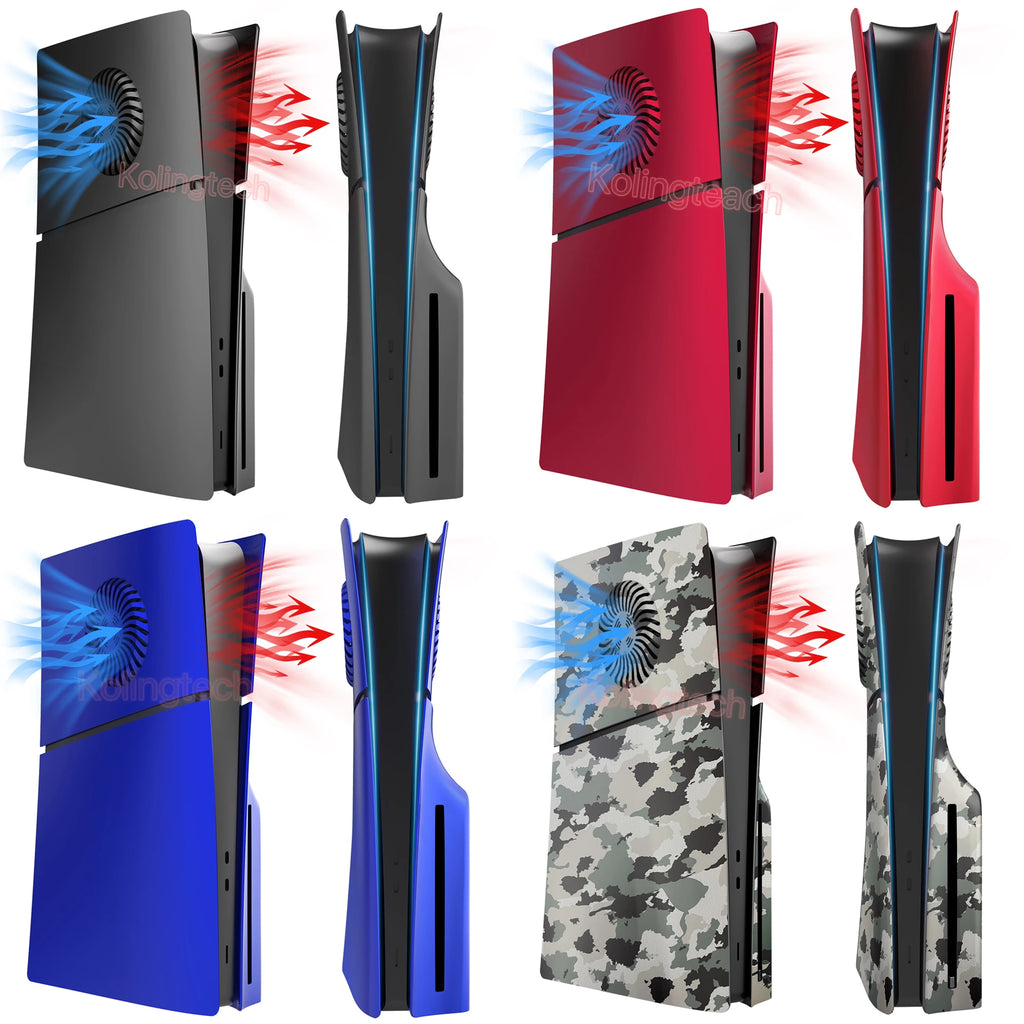 Anti-Scratch Faceplate for New PS5 Slim with Cooling Vent Re
