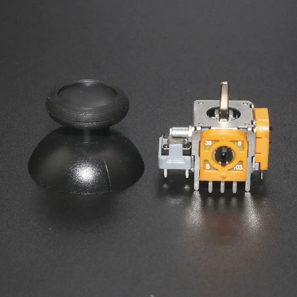 JCD 3D Analog Joystick Rocker Sensor Module For NS Switch Pro Gamepad Thumb Sticks Grip Caps Mushroom Cover Repair Parts