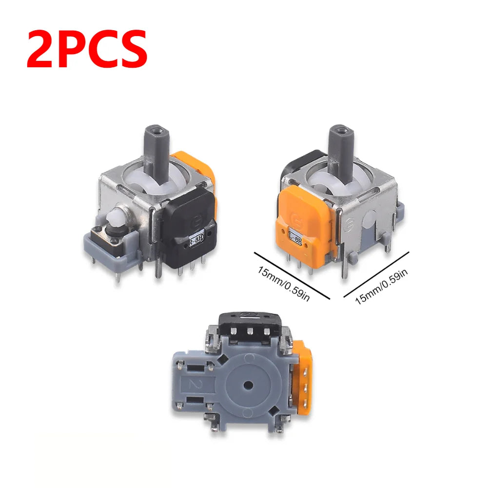 10/2PC Replacement Hall Effect Joystick 3D Analog Sensor Thumb Stick Rocker Module for PS5/PS4 Controller Repair Parts Accessory