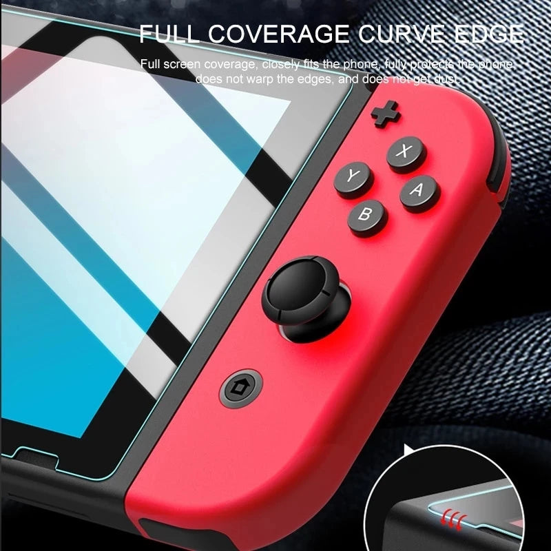 1-3PCS Tempered Glass Protective Film for Nintendo Switch NS