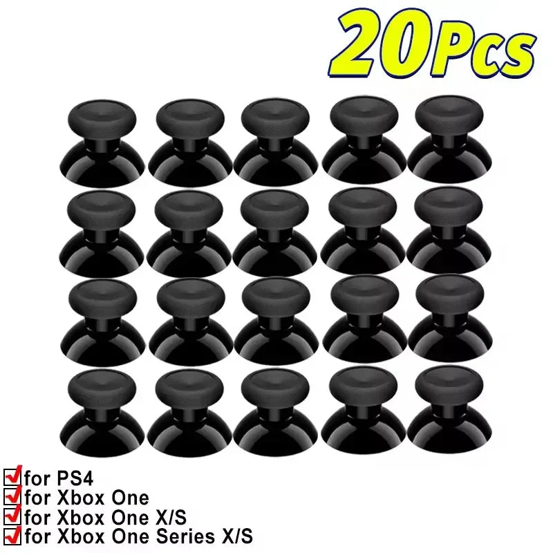 10pcs Replacement Thumbsticks for PS5 PS4 PS3 Controller Analog Thumb Sticks for XBOX ONE Series 360 Joystick Caps Repair Parts