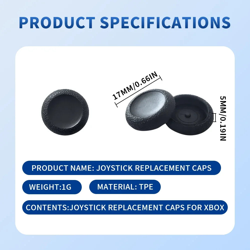 Analog Thumb Grips Anti-Slip Silicone Joystick Caps for Xbox