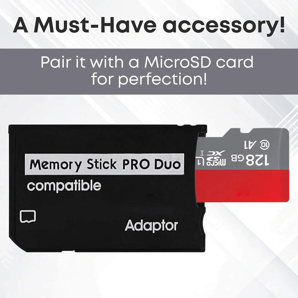 TF to MS Memory Stick Pro Duo Adapter Card Reader for PSP SD