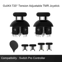 GuliKit NS55 720 Tension Adjustable TMR Joystick Game Accessories for PS4 PS5 Edge Gamepad Switch Pro Xbox Series Controller