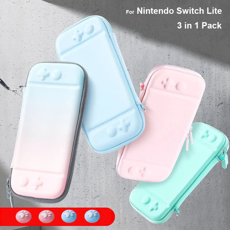 3 in 1 Portable Hard Carrying Bag Case for Switch Lite Conso