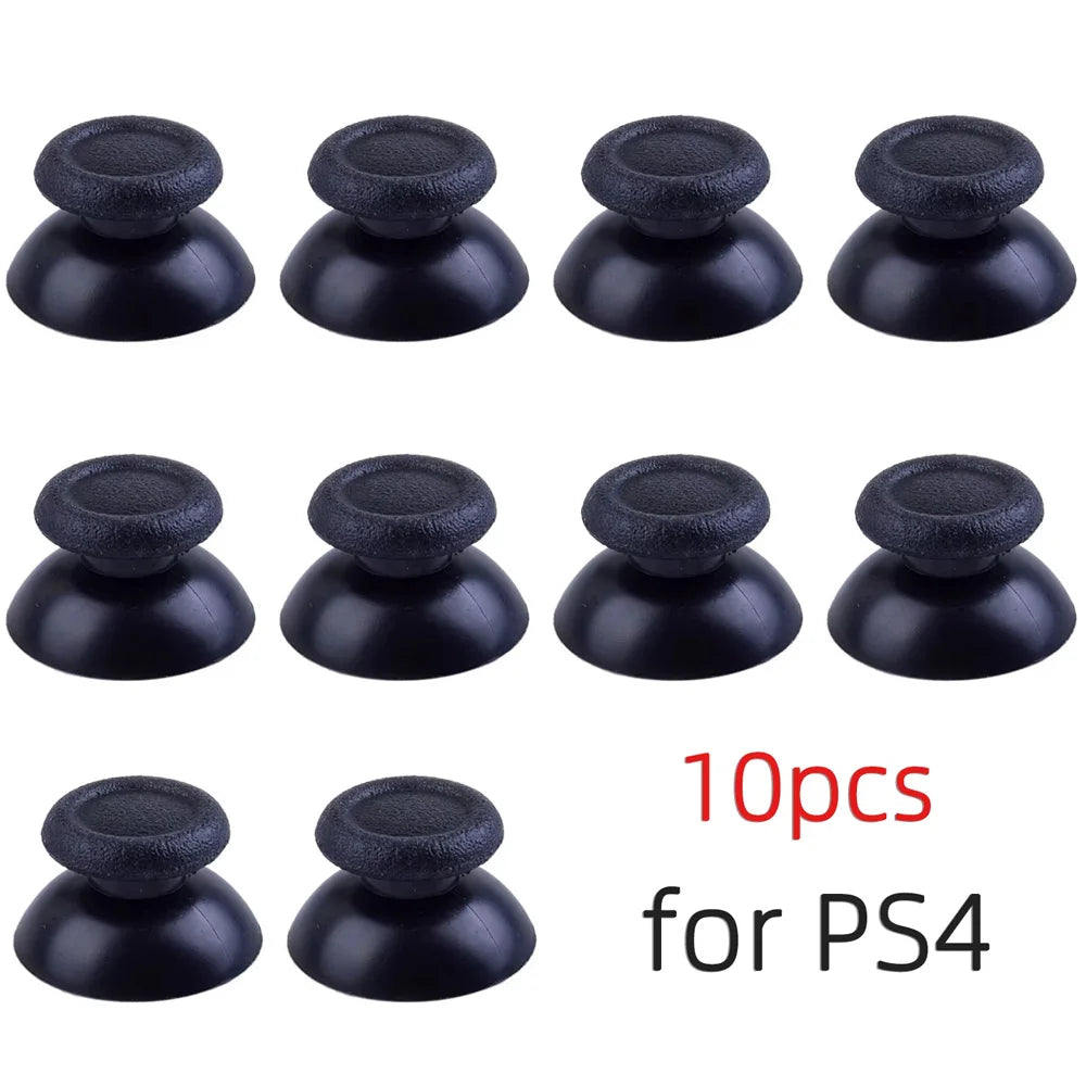 10pcs Replacement Thumbsticks Analog For PS5/PS4/PS3/PS2 Controller Joystick Caps Repair Parts For XBOX ONE/360 Thumb Sticks