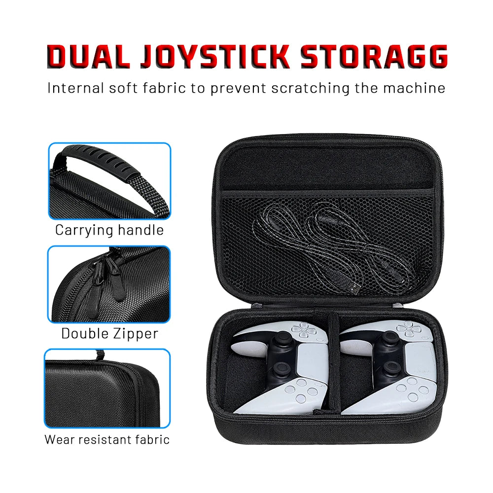Dual Controller Storage Bag Portable EVA Bag Suitable for PS