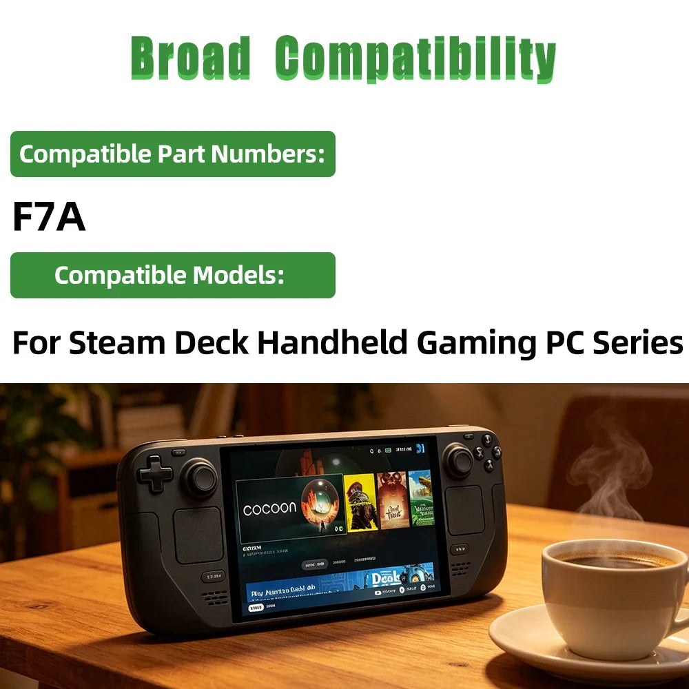 High Capacity F7A Lithium Battery for Steam Deck Console Han
