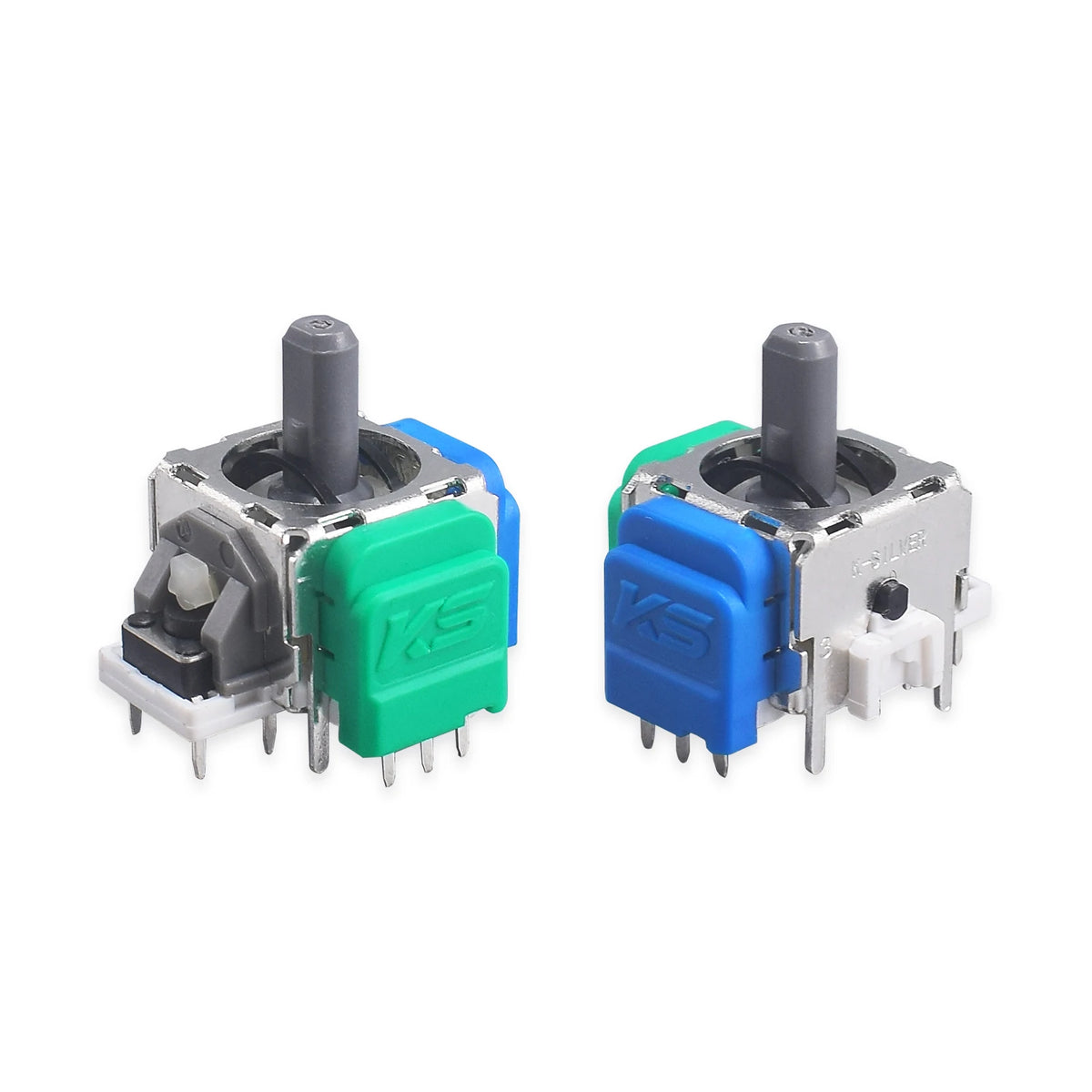 2Pcs Tmr Electromagnetic Induction Joystick Replacement 3D Analog Thumb Stick for Ps5 Ps4 Xbox One Series X/s Elite Controller