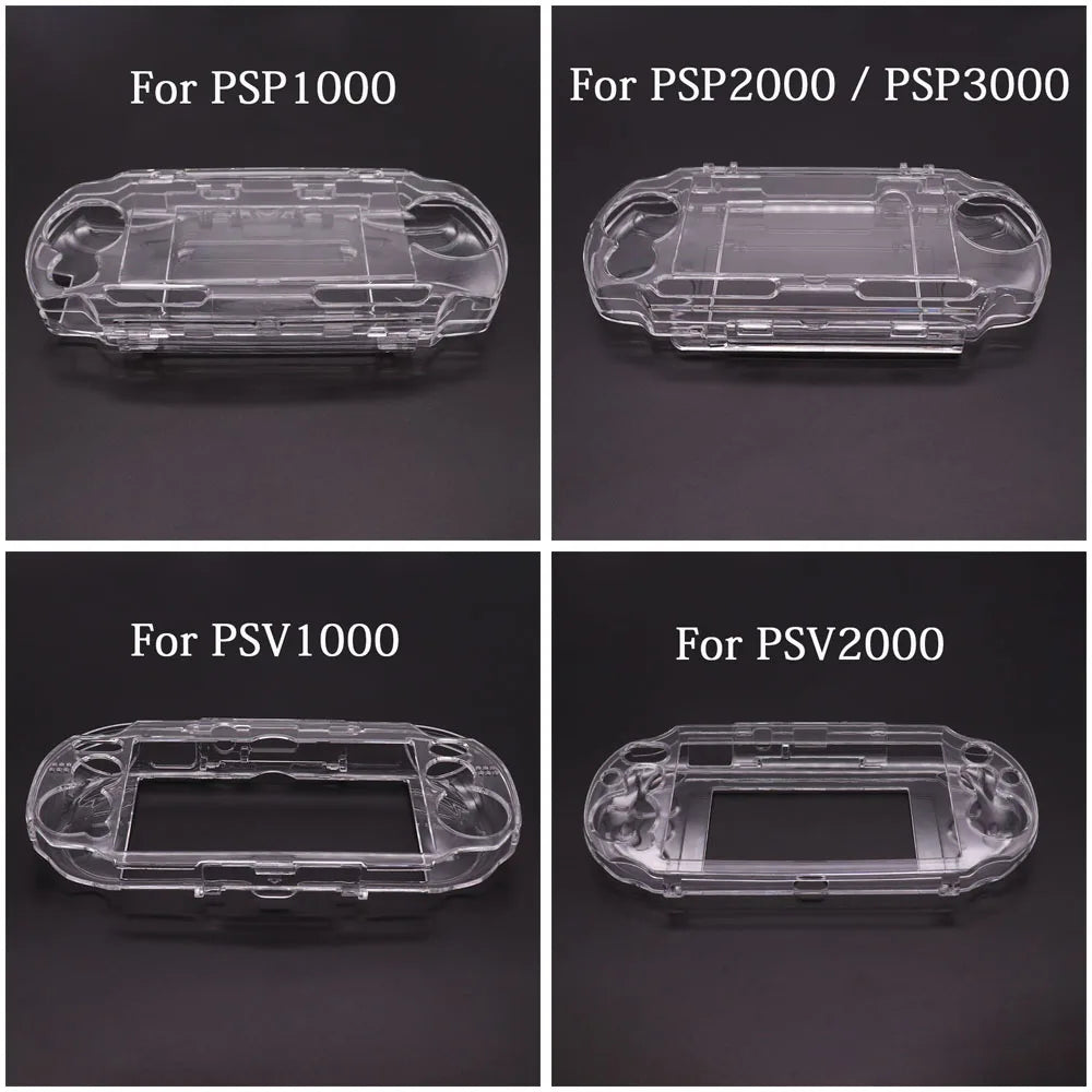 Clear Crystal Protective Case Hard Shell for PS Vita PSV 100