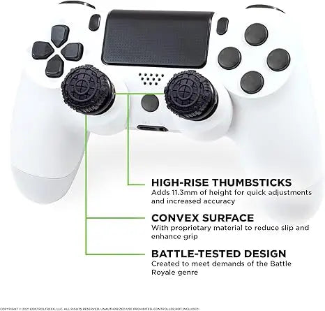 2PCS Freek Galaxy High-Rise Analog Stick Thumb Grip for PS4 