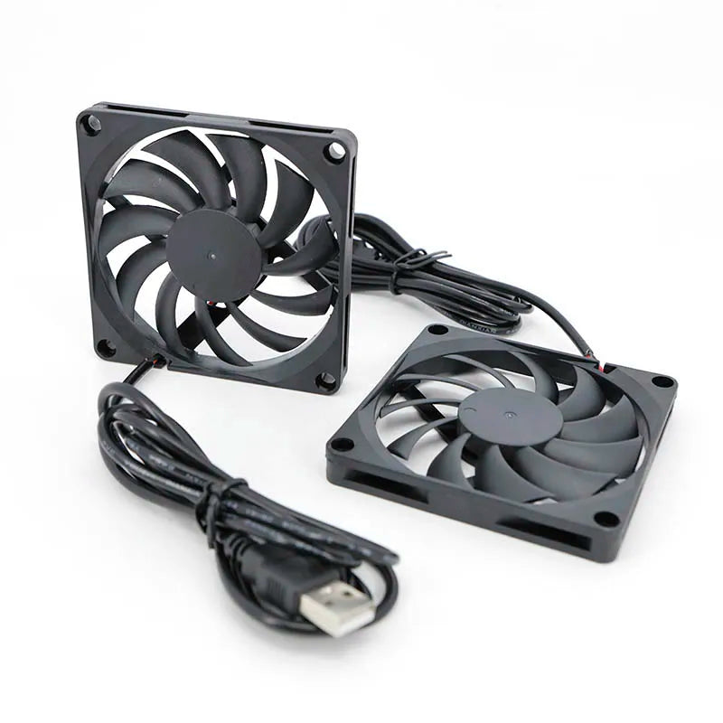 80x80x10mm 80mm 8cm DC 5V USB Power Cooling Case Fan For Rec